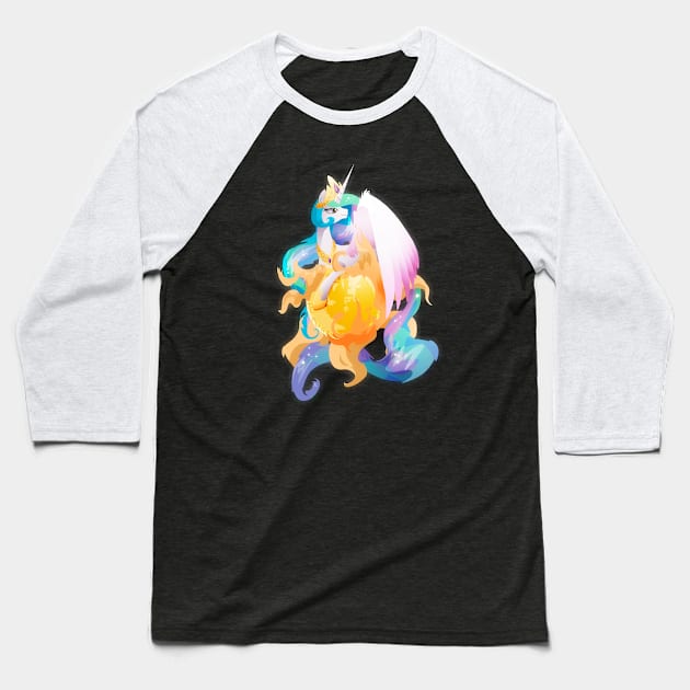 Princess Celestia Baseball T-Shirt by Ilona's Store